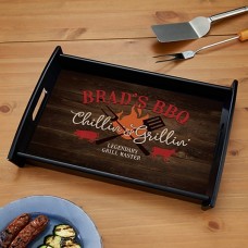 Chillin' & Grillin' Wooden Tray