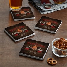Chillin' & Grillin' Mapple Coaster (Coaster w/Holder)