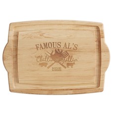 Chillin' & Grillin' Mapple Wood Cutting Wood (Oversized)