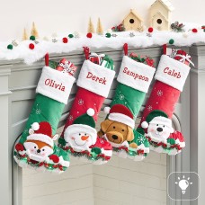 New Peek-A-Boo Light Up Stockings