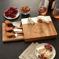 Decorative Name Marble Wood Cheese Board (Name)