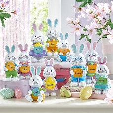 Hoppy Bunny Family Resin Figurines