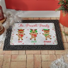 Smart and Sassy Reindeer Doormat (17x27)