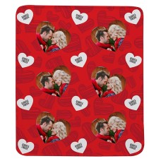 Love You All Around Photo Plush Blanket