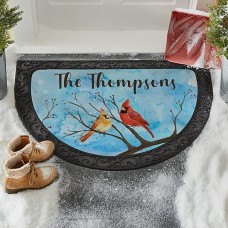 Cardinal Greetings Half Round Doormat (Doormat)