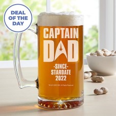 Star Trek Captain Dad Oversized Beer