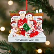 Story Time Family Ornament