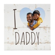 I/WE Heart Photo Wood Block