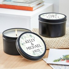 Happy Marriage Tin Candle