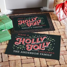 Holly Jolly Doormat