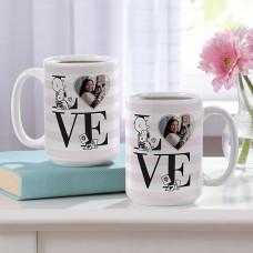 Love Stripe Photo Mug (Size (11oz(White Handle Mug)))