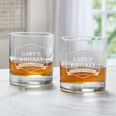 Custom Blend Wiskey Glass Set