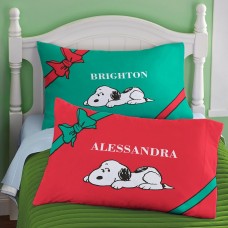 PEANUTS Snoopy Present Bow Pillowcases