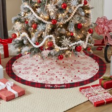 PEANUTS Holiday Toile Pattern Tree Skirt