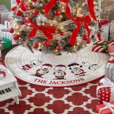 PEANUTS Classic Caroling Tree Skirt