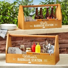 Barbeque Station Wood BBQ Caddy