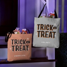 New Big Print Trick or Treat Tote Bag