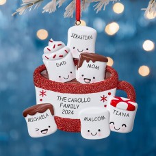 New Hot Cocoa Family Ornament