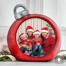 New Glitter Light-Up Photo Table Top Ornament