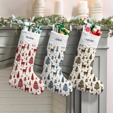 New Folksy Quilted Stocking