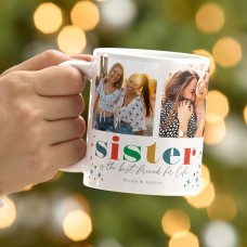 New Sisters Are Best Friends Photo Mug