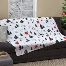 New PEANUTS Winter Snoopy All Over Pattern Plush Blanket