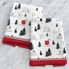 New PEANUTS Winter Snoopy All Over Pattern Kitchen Towel