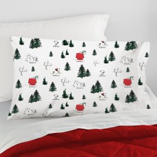 New PEANUTS Winter Snoopy All Over Pattern Pillowcase