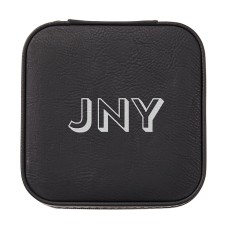 Bold Initials Travel Jewelry Box