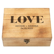 Romantic Wood Keepsake Box