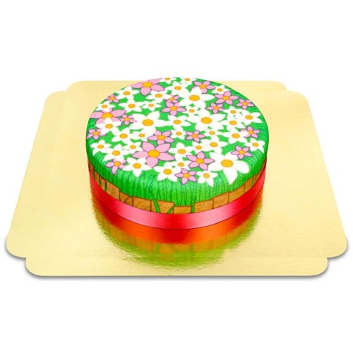 Flower Meadow Cake (Small (18 cm (6-8 slices)))