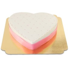 Heart Shaped Birthday Cake (Medium ((25 × 24 cm) 10 shares))