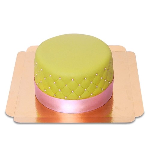 Deluxe Green Cake - Double Height (Small (18 cm(12 slices)))