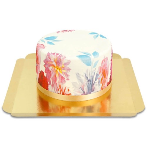 Deluxe Flower Cake (Small (18 cm (12 slices)))