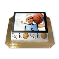 Basketball Theme Photo Cake (Large)