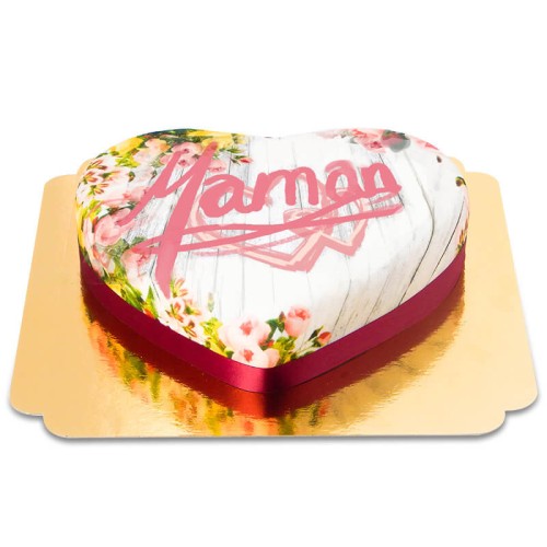 Spring Heart Cake For Moms (Large)