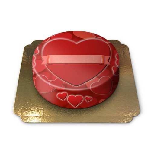 Little hearts cake (Small (18 cm (6 - 8 parts)))