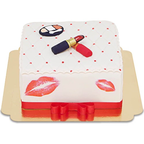 Deluxe Edition Rectangular Makeup Cake