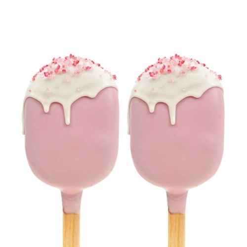 Pink Valentine's Day Ice Cream Cake-Pops (10 pieces)