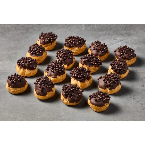 Dark Chocolate Profiteroles (Box of 16)