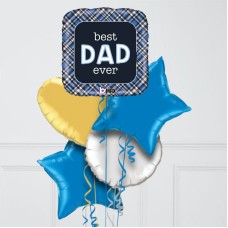 Best Dad Ever Father's Day Inflated Foil Balloons