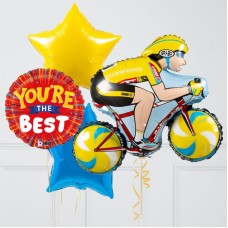 Cycling Father's Day Inflated Balloon Package