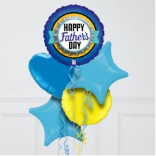 Happy Father's Day Inflated Foil Balloon Bouquet