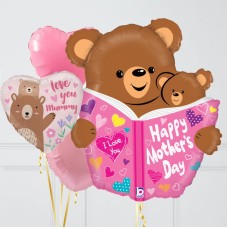 Happy Mother's Day Cutest Teddy Balloon Bouquet