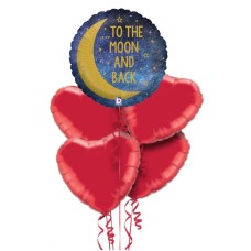 To the Moon and Back Balloon Bouquet