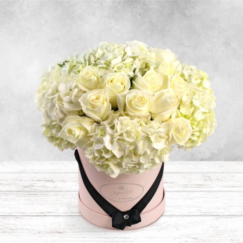 Allure Hat Box Arrangement