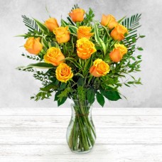 Dozen Rose Bouquet (No Vase)