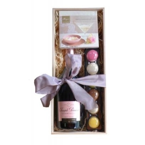 Gift box champagne mood