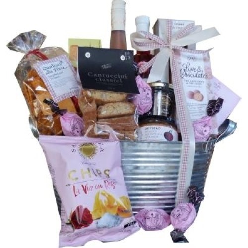 Girls night gift basket