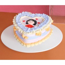 Mama's Vintage Heart Cake 6 inch